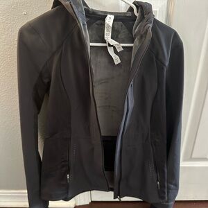 lululemon athletica Black Hooded Softshell Jacket